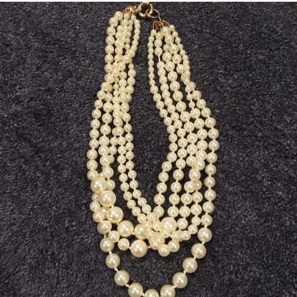 J. Crew Pearl Twisted Hammock Necklace - Picture 3 of 4